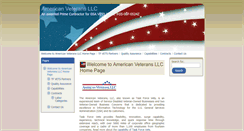 Desktop Screenshot of americanveteransllc.com